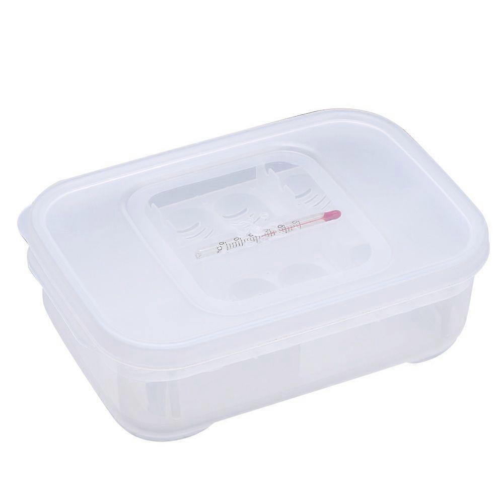Transparent Plastic Professional Gecko Snakes Lizards Reptiles Eggs Breeding Incubator Tray Hatcher Box