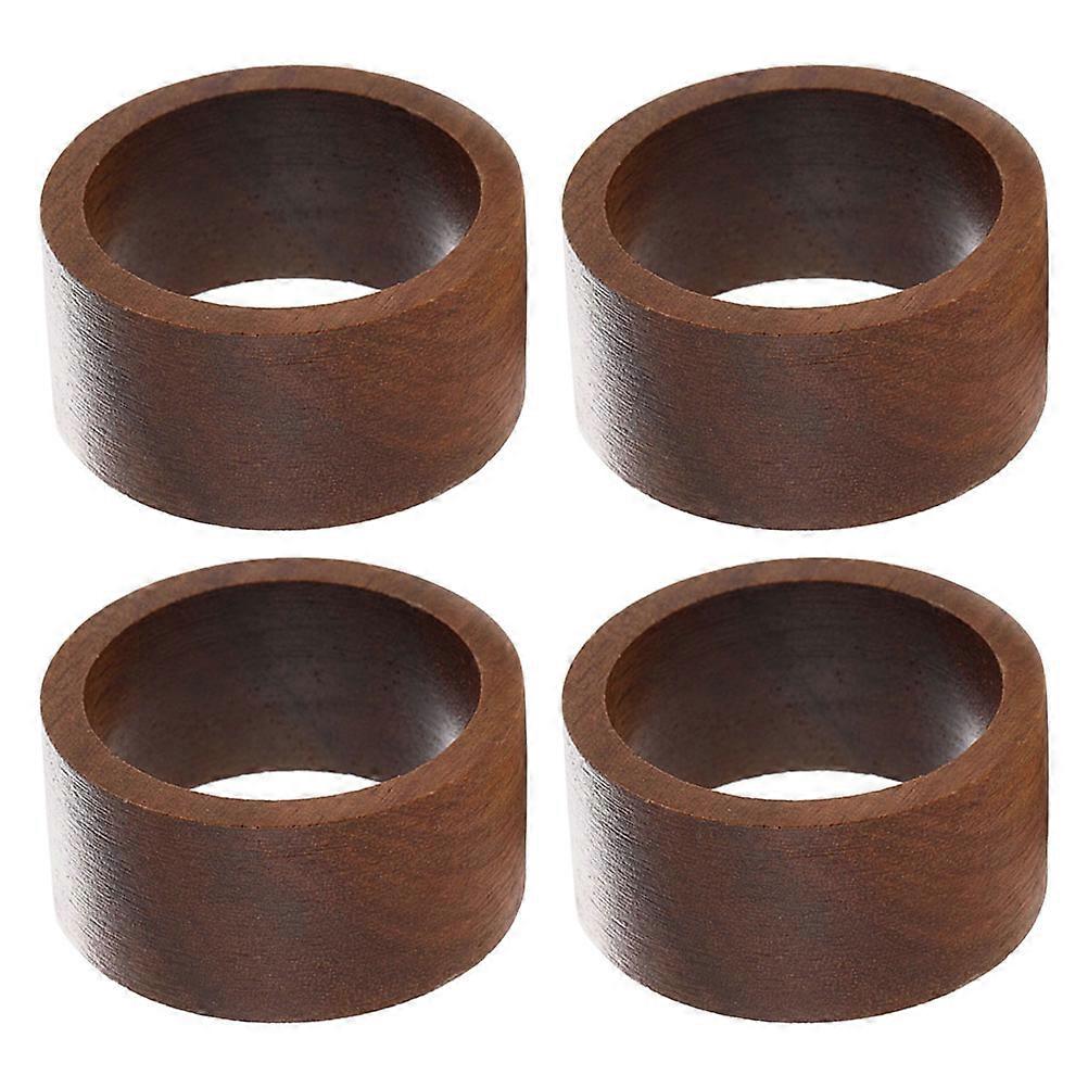 Wooden Napkin Rings Table Napkin Holders for Party 8Pcs Assorted Color