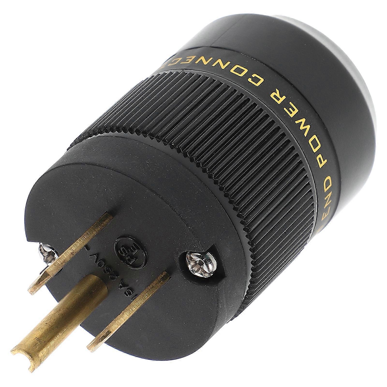 Audio Plug High Fidelity Connector for Amplifiers 2Pcs Reliable