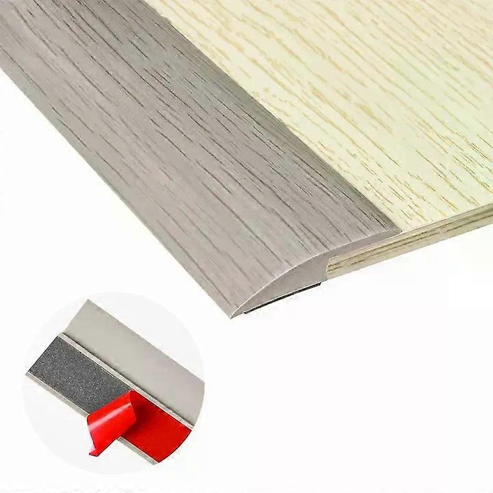 Floor Transition Strip Self Adhesive Flat Laminate Floor Cover Strip 2\ Wide Trim Threshold Sealing Gap Carpet Shielding