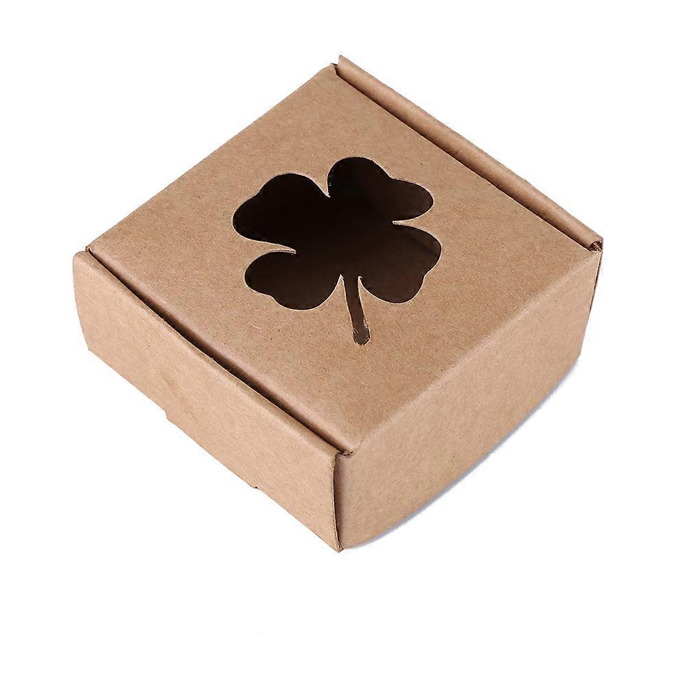 Lot de 10 boîtes en papier brun pour savon artisanal, cadeau de fête, cadeaux de mariage, emballage de bonbons