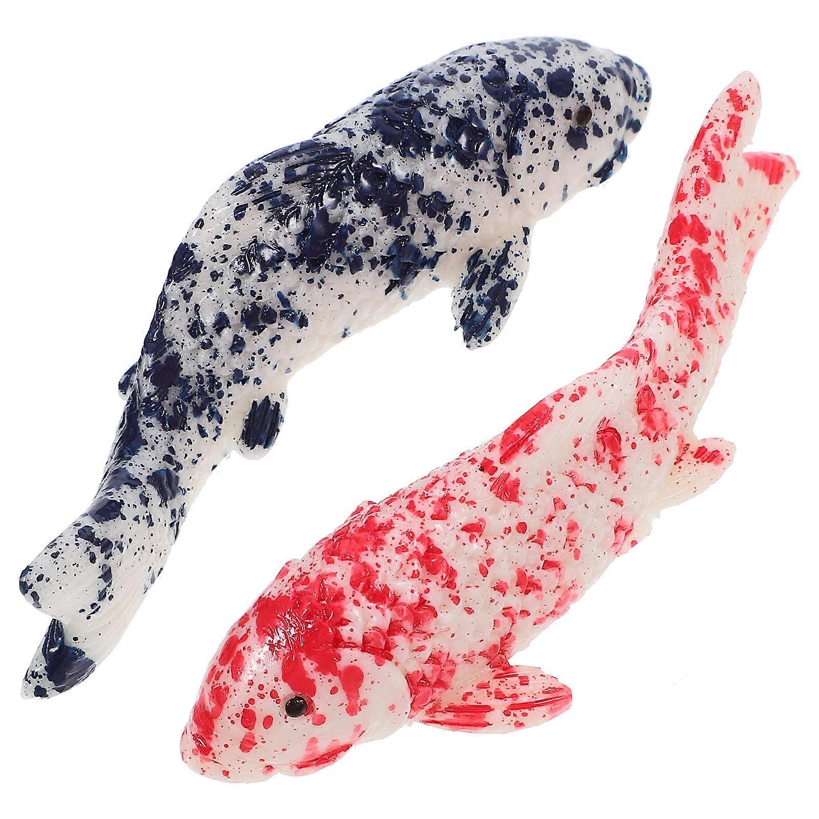 Artificial Fish Mini Resin Koi Fish Ornaments for Aquarium Use 8Pcs