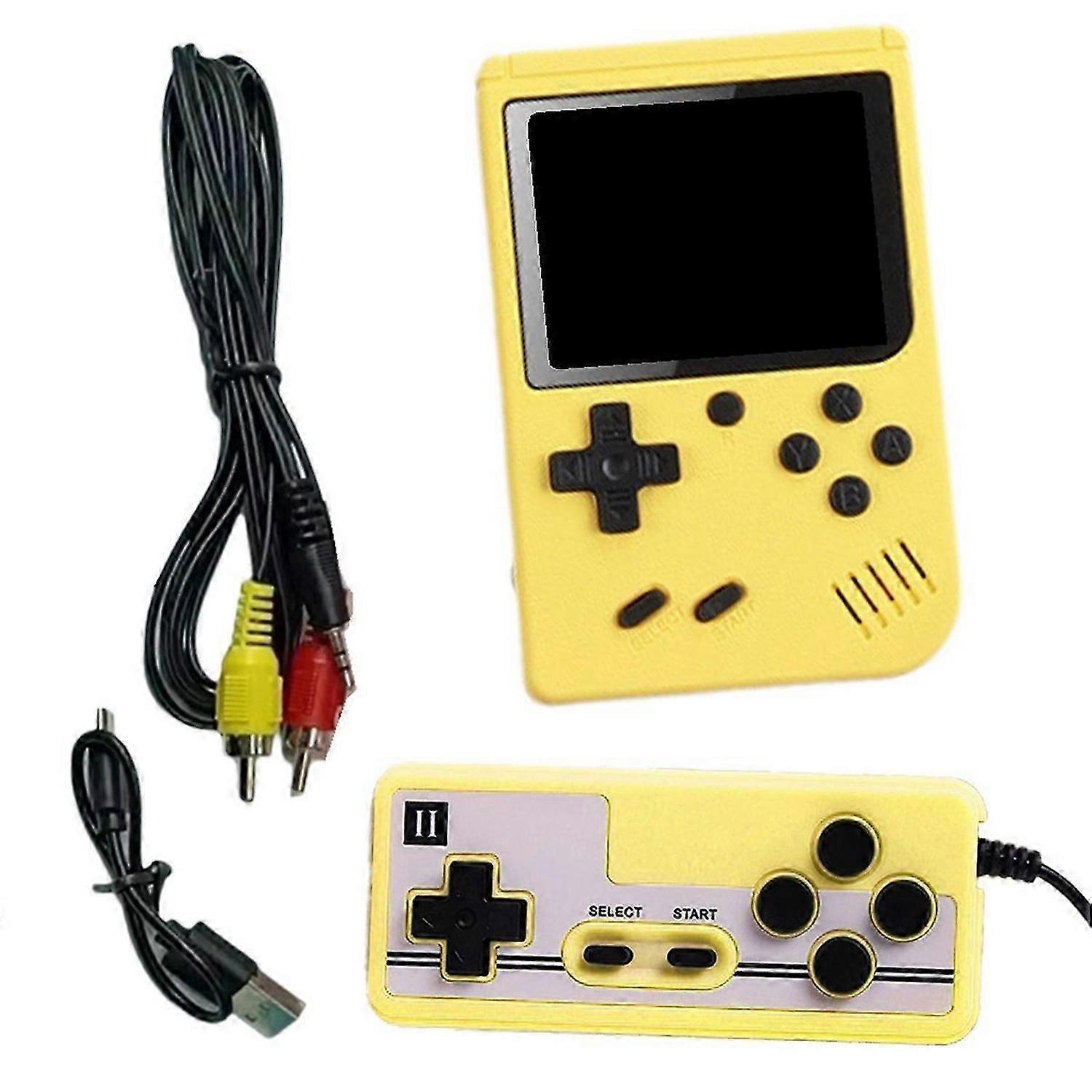 Handheld Video Game Console Mini LCD Kids Color Game Player Yellow