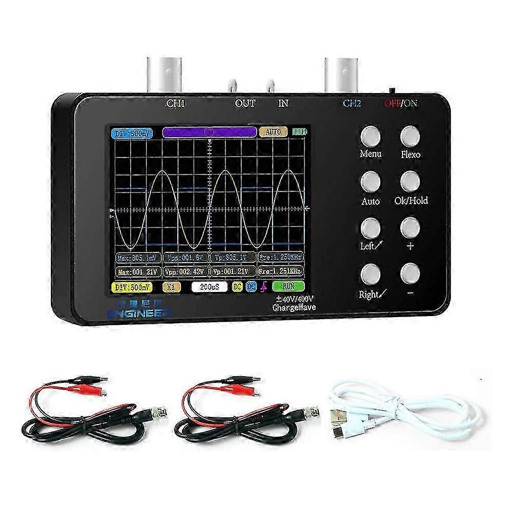 Compact Portable Digital Oscilloscope 50m Sampling Rate