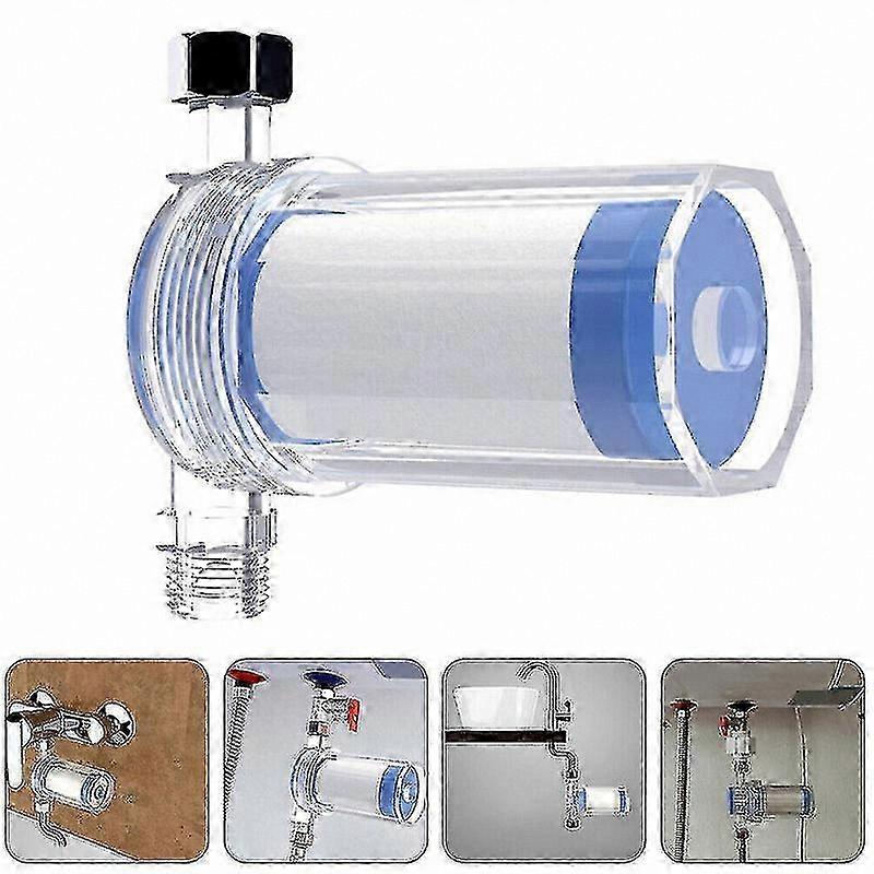 Sediment Water Filter Cartridge with Replacement Attachment for Washing Machines