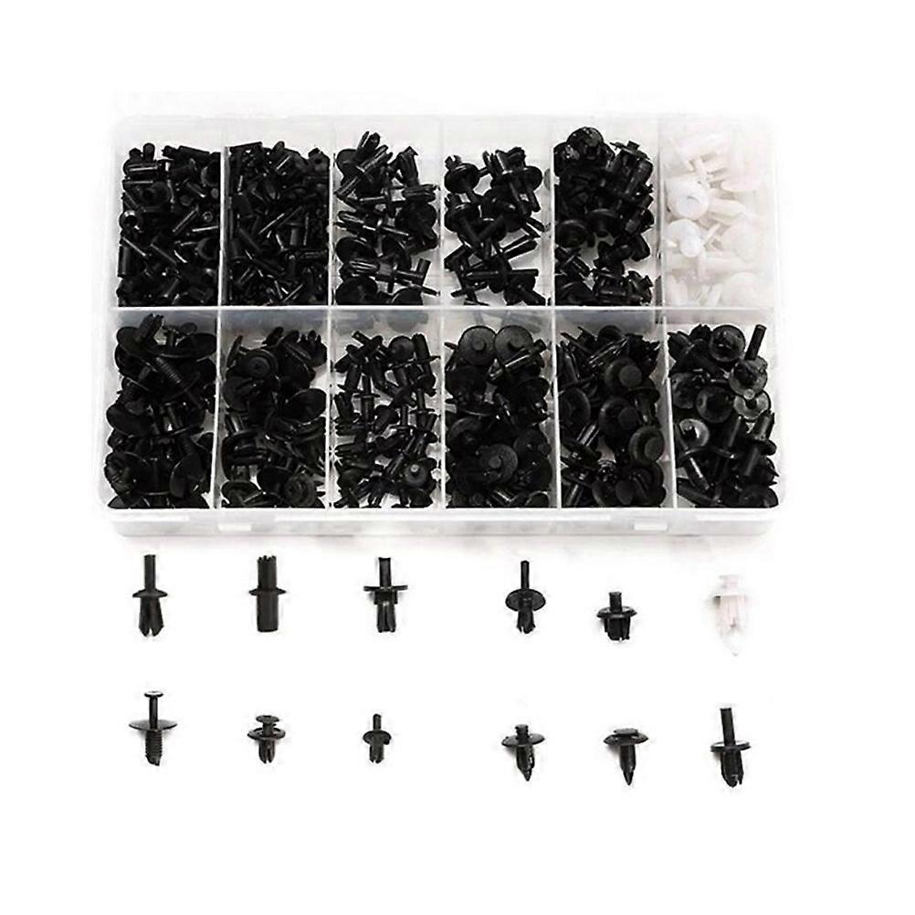 Push Pin Car Rivet Fastener with 350Pcs for Car Body Trim and Retainer
