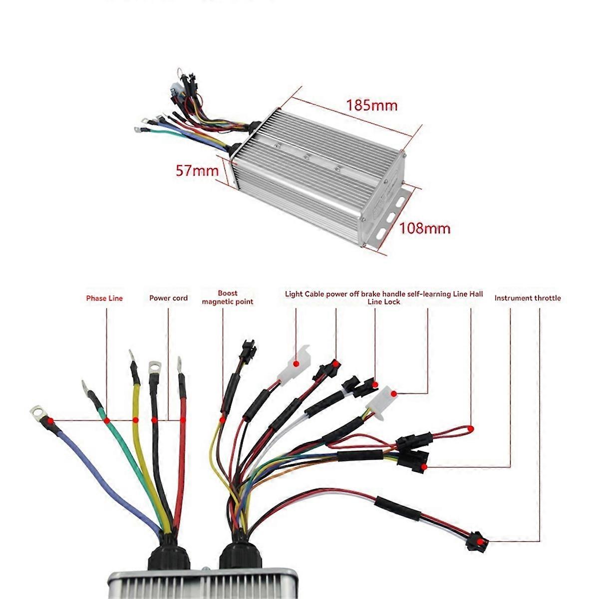 H-100 Color Screen Meter With 60A Three-Mode Sine Wave Kit