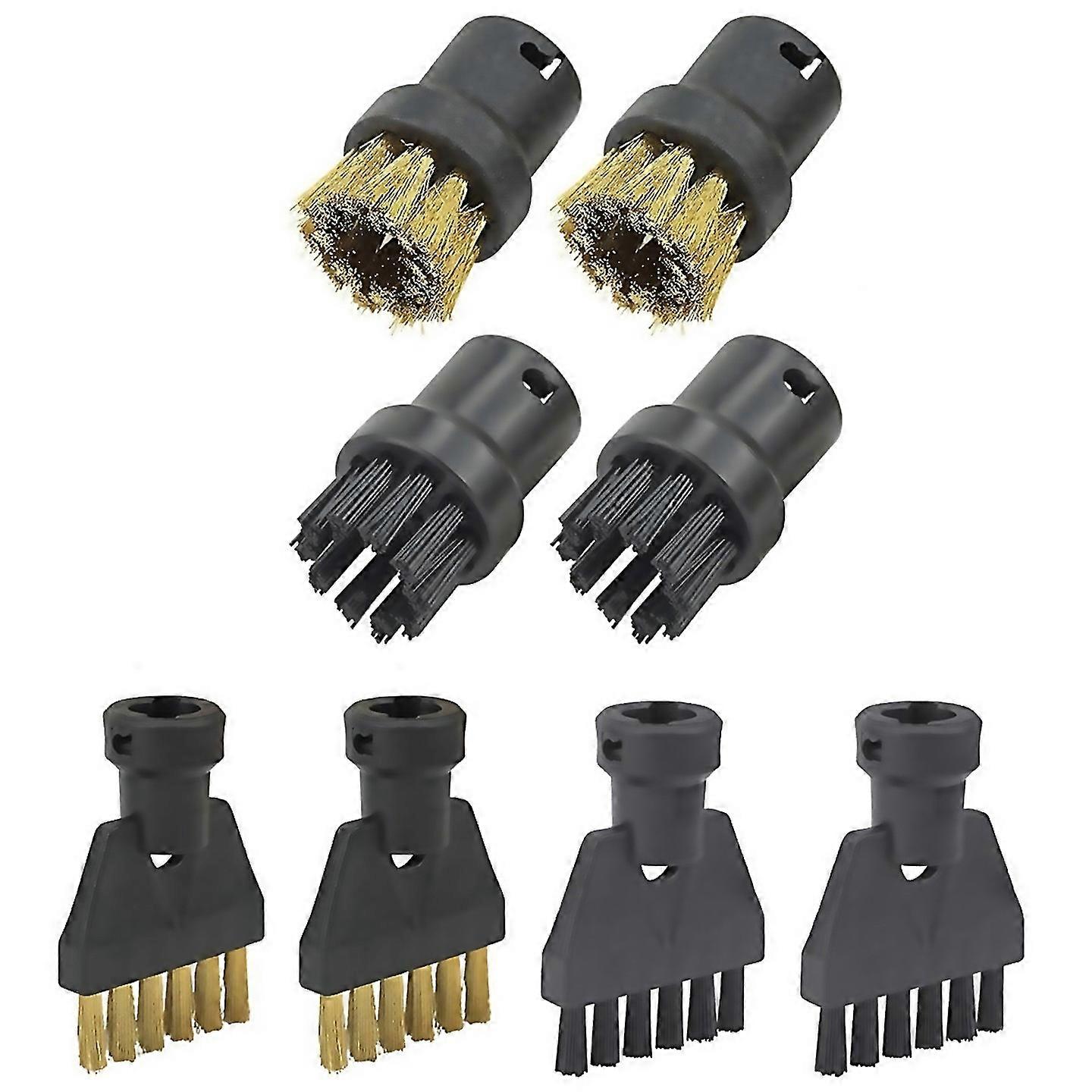 For 8pcs Steam Cleaner Accessories For Karcher Sc1 Sc2 Sc4 Sc5 Brush Attachment Set Round Brush