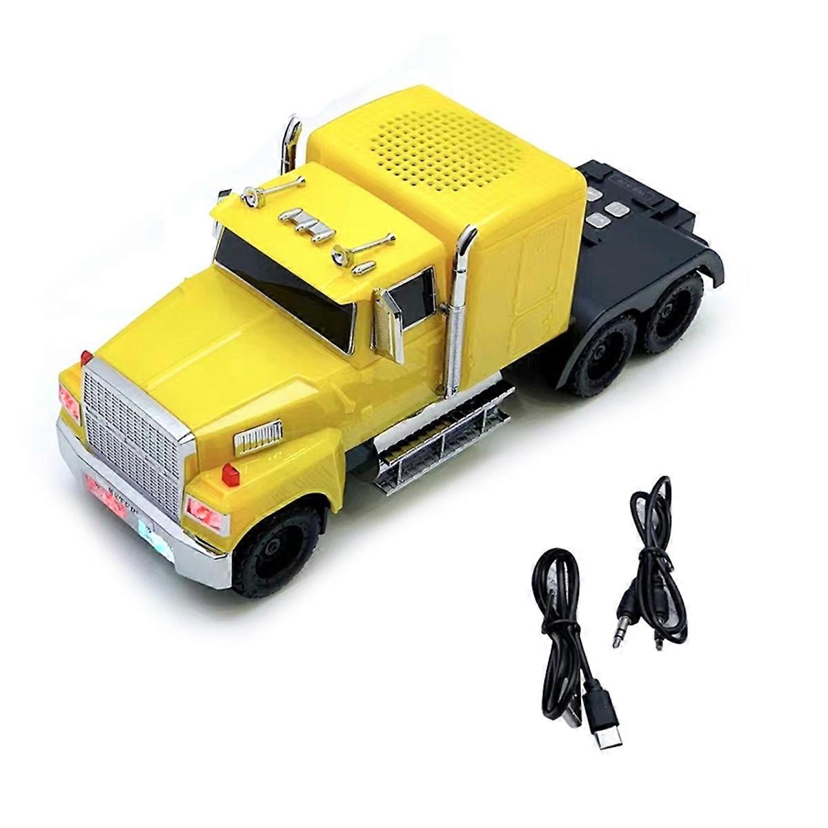 Retro Car Bluetooth Speaker -570 Desktop Speaker with HIFI Stereo Supports USB TF Card FM Radio for