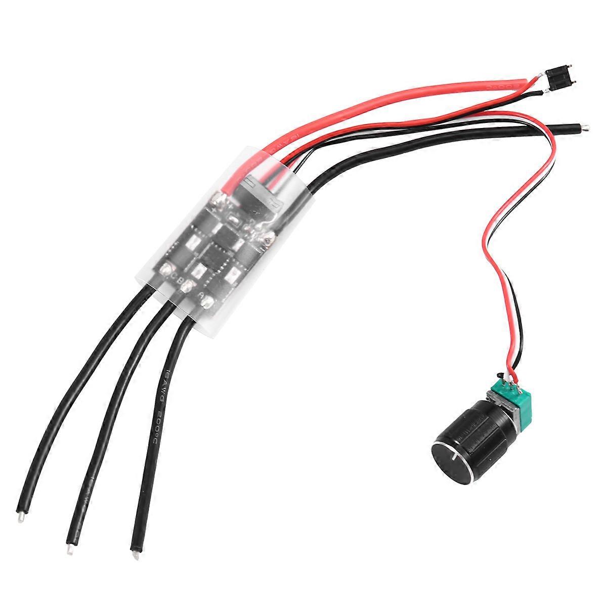 DIY 30A Brushless ESC Controller, Multifunctional Brushless ESC for RC Model Boat/Tank/Car Brushed M