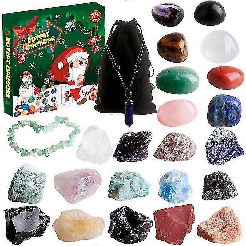 Christmas 24 Countdown Calendar Blind Box Scientific Exploration Volcanic Eruption Searching for Ore and Gemstones Blind Box