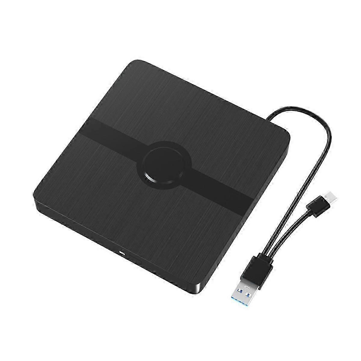 External Blu-Ray DVD Drive USB 3.0 Portable Optical Drives CD DVD Burner Player Reader for Laptop