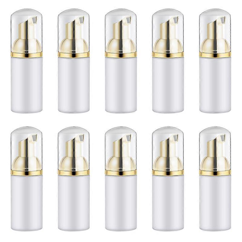 10Pieces 60ML Plastic Travel Mini Empty Foaming Soap Cleanser Bottles