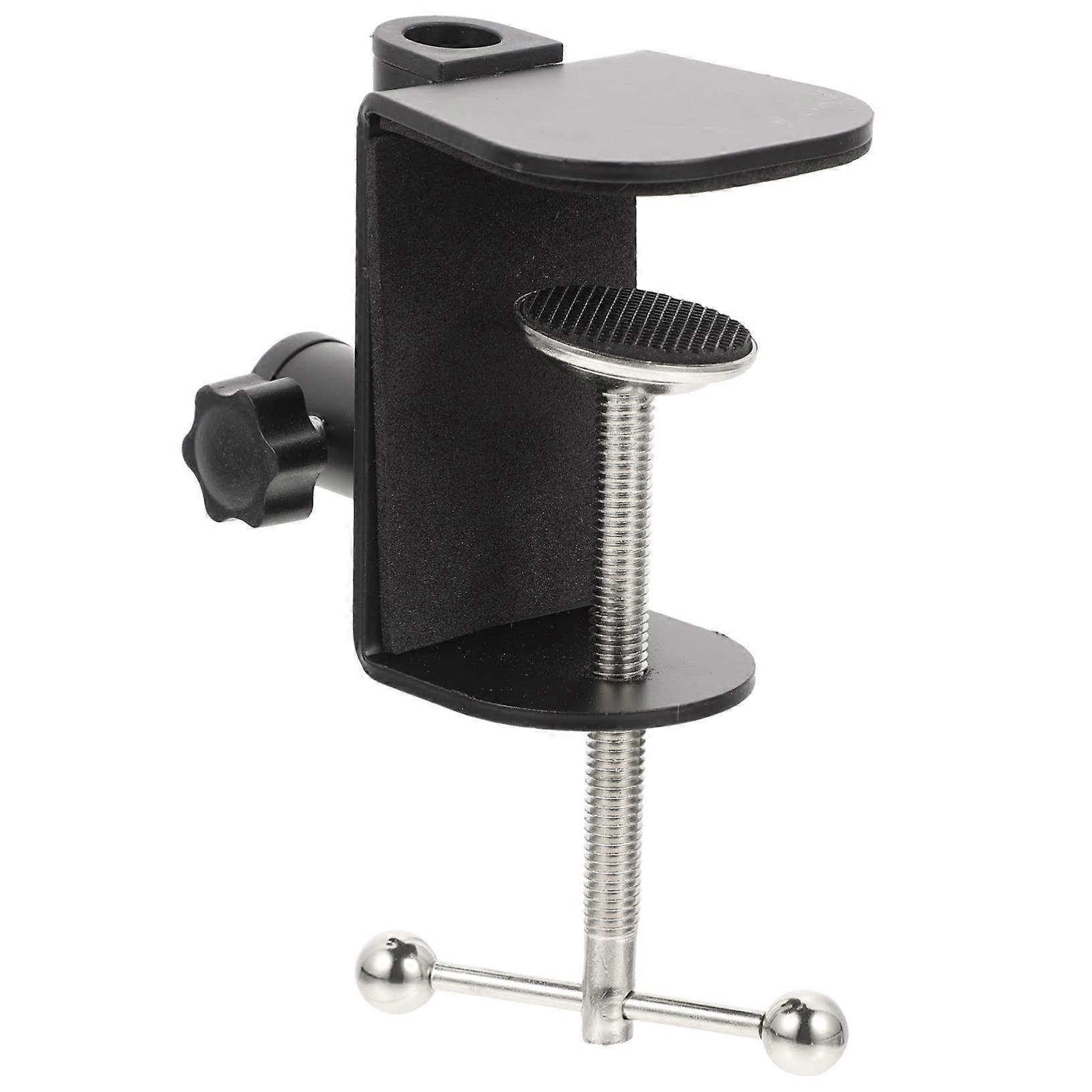 Desk Lamp Clamp, HeavyDuty Table Mount, NonSlip Desktop Clamp, Compatible with Microphone Boom Arm