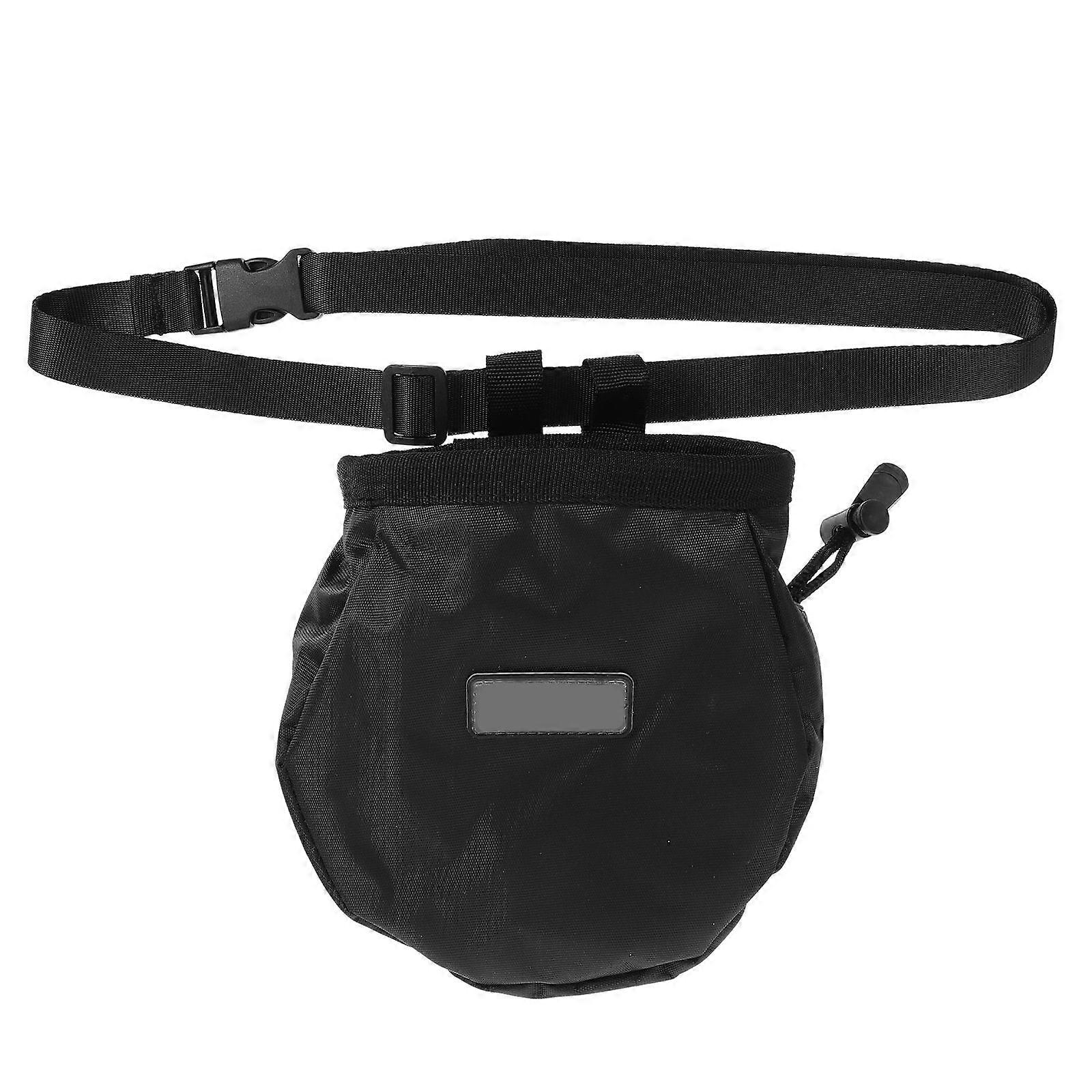 Outdoor Climbing Storage Bag for Storing 1Pcs Large Capacity Non-Slip Powder Bag Black