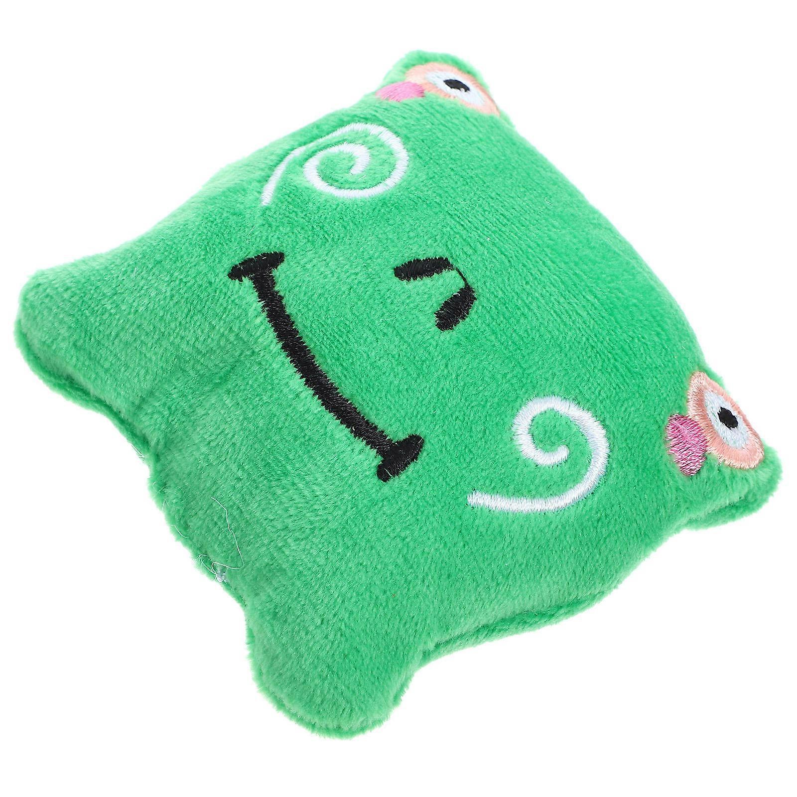 Catnip Toy Plush Frog Cube for Cat Playtime 3Pcs Set Indoor Use