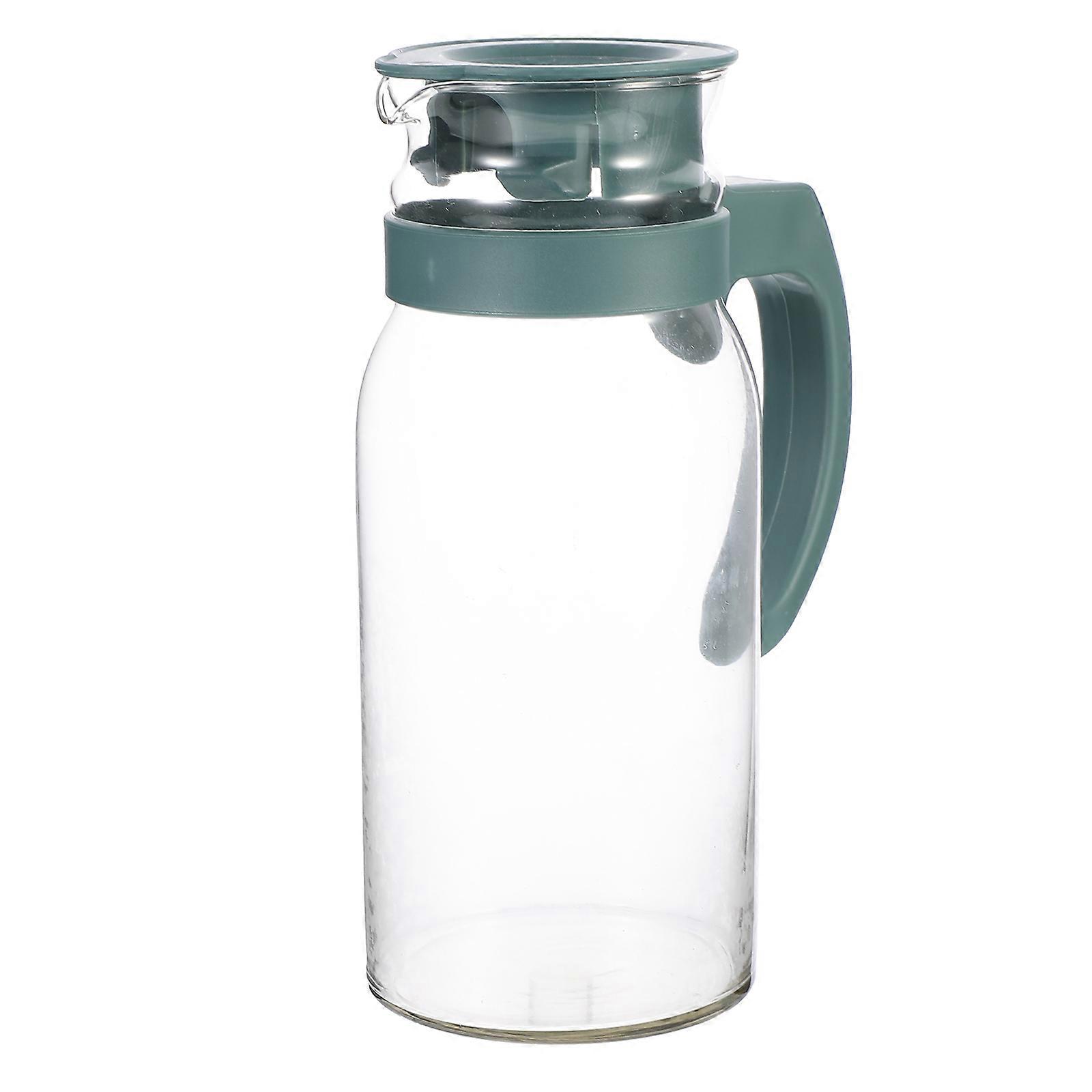 Cold Resistance Water Bottle For Refrigerator Use 1100ml Green 1Pc