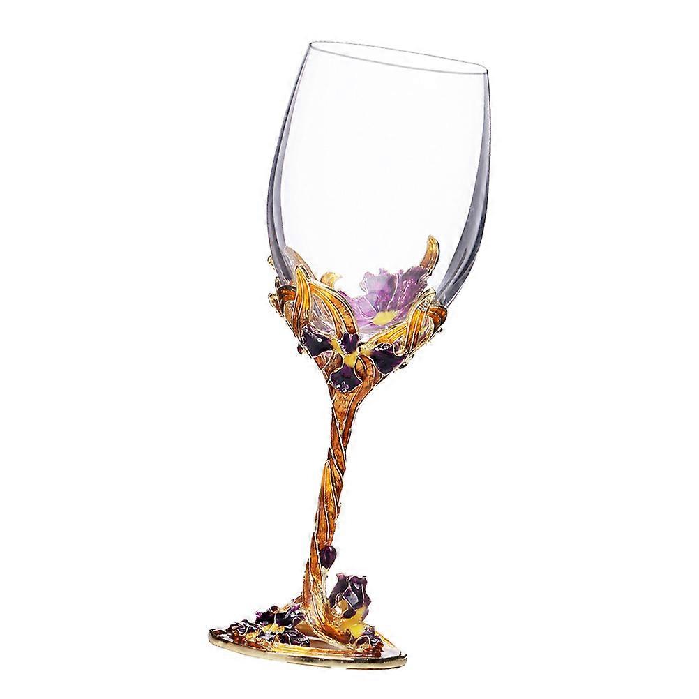 Long Stem Glasses Crystal Stemware Transparent for BBQ Elegant Style 21.5x6.5x6.5cm For Beverages 1Pack