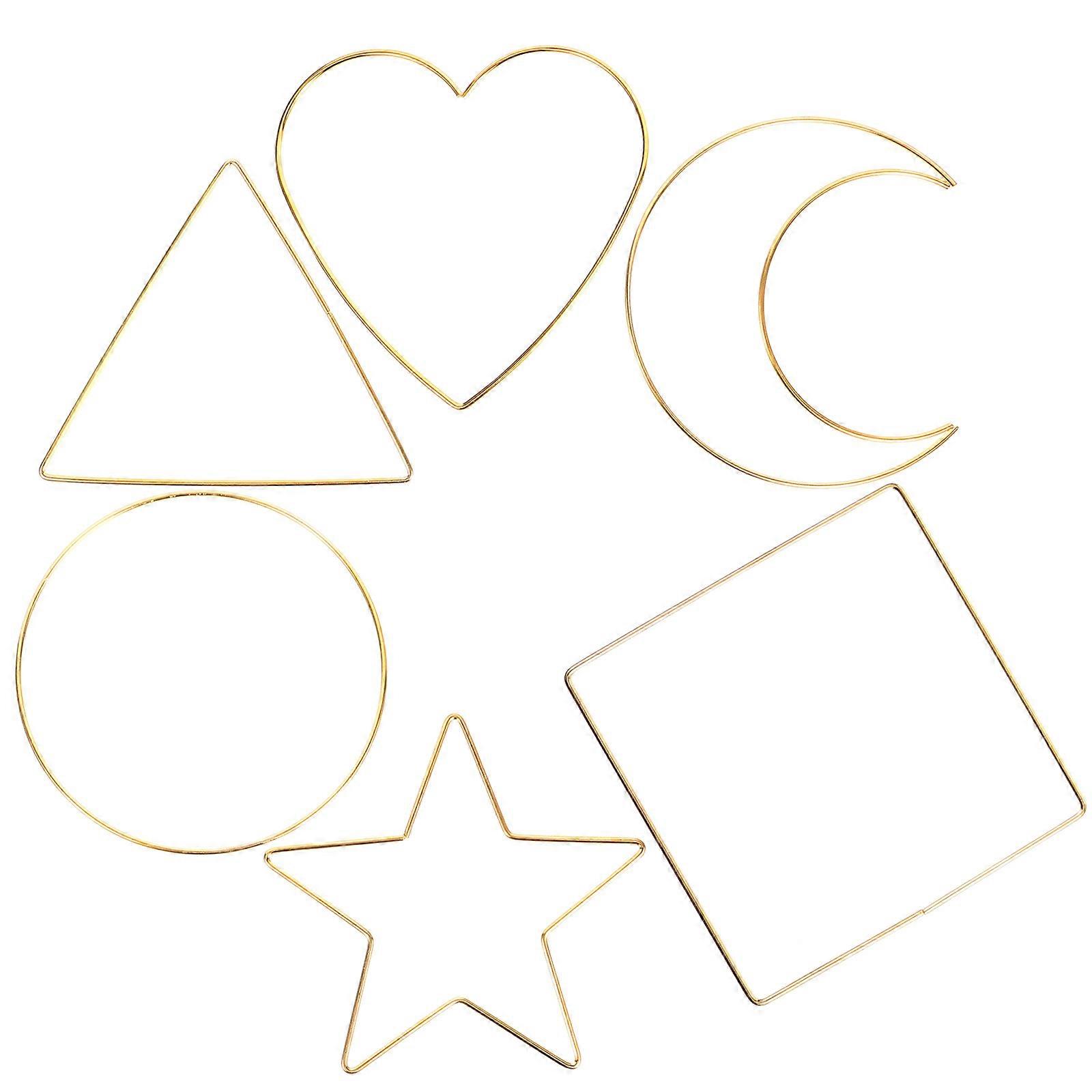 Macrame Rings Iron Dream Catcher Hoops for DIY Crafts 18Pcs Set