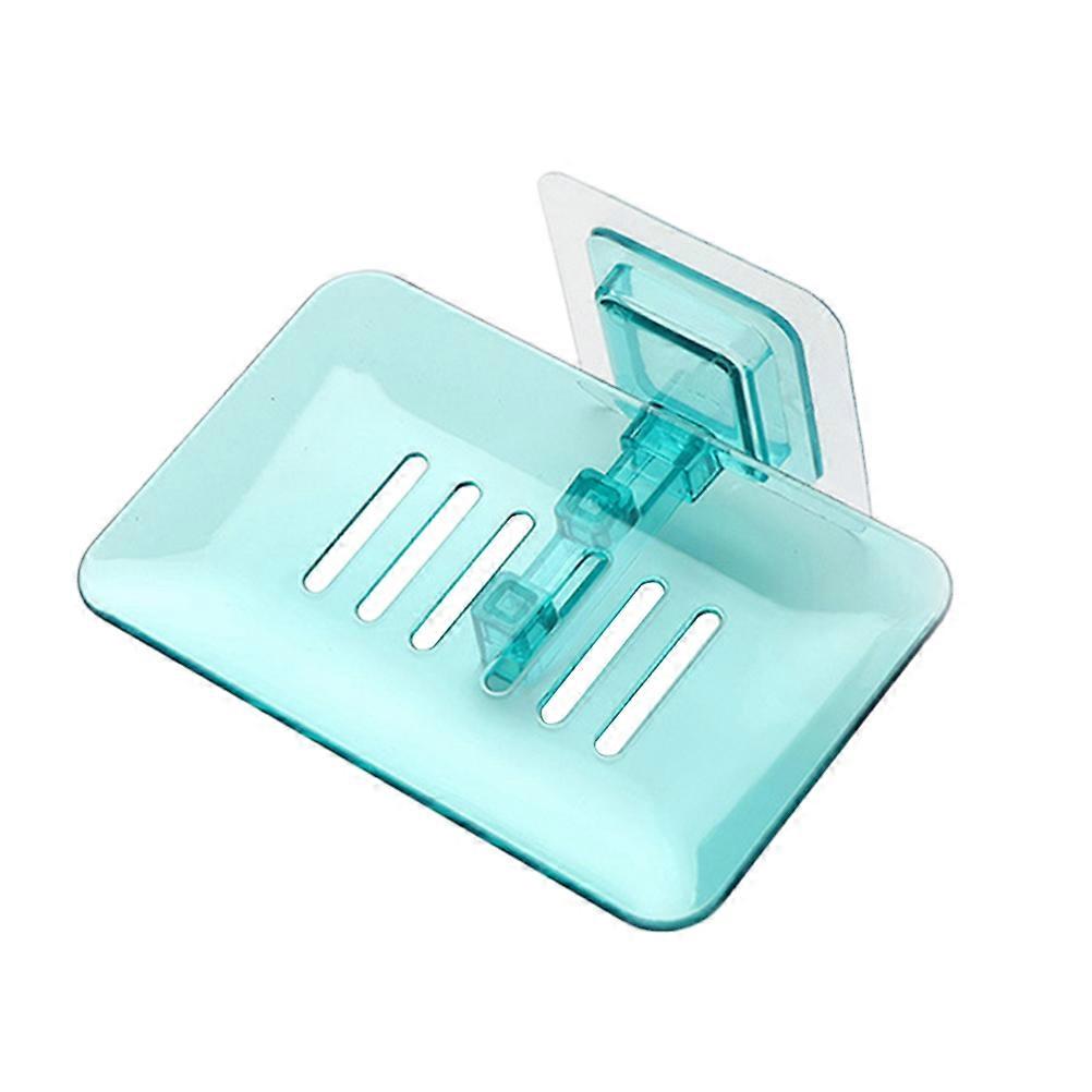 Sponge Soap Holder Soap Dish for Shower Adhesive 3Pcs Sky-Blue