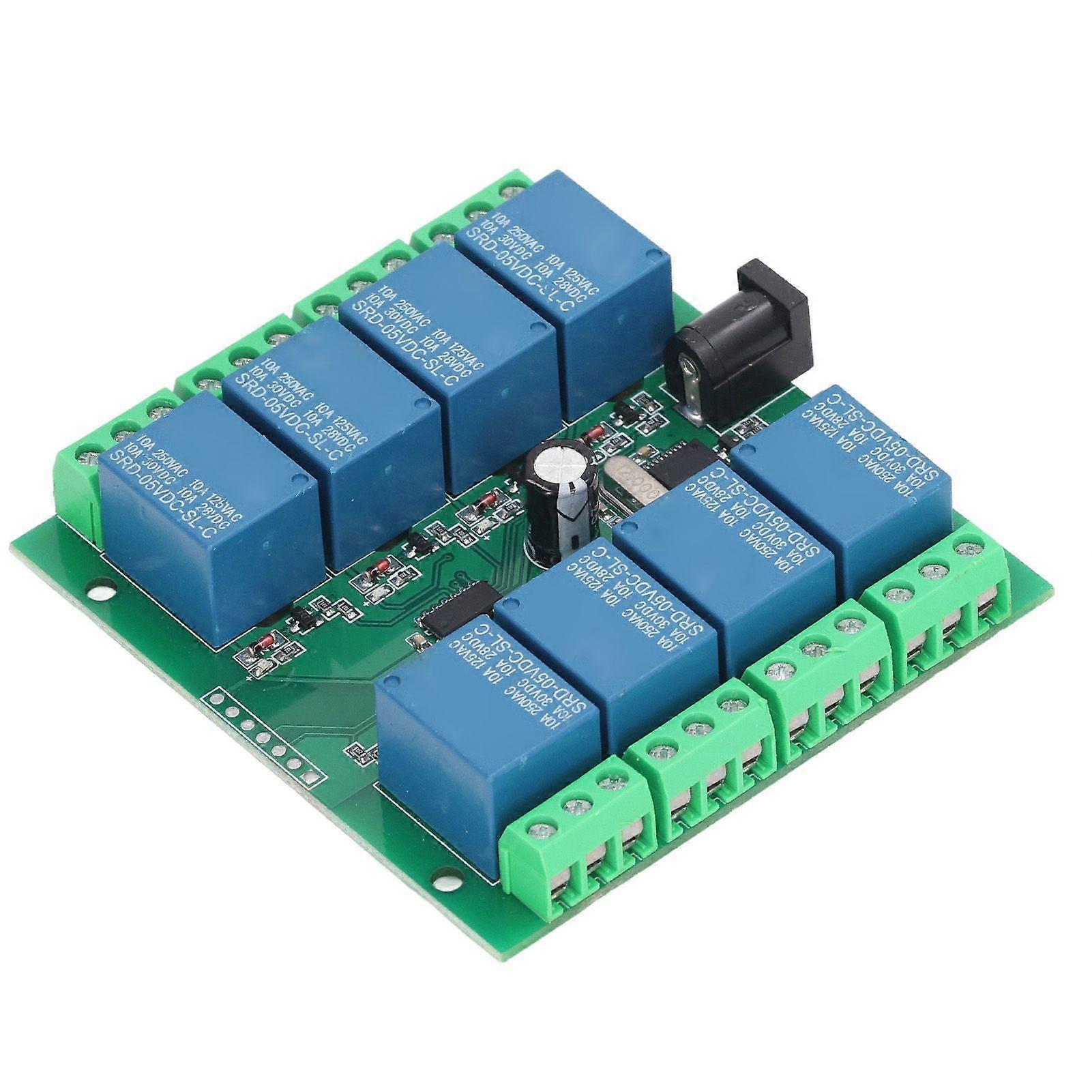 High quality  LCUS-8 type eight-way USB relay module intelligent control switch