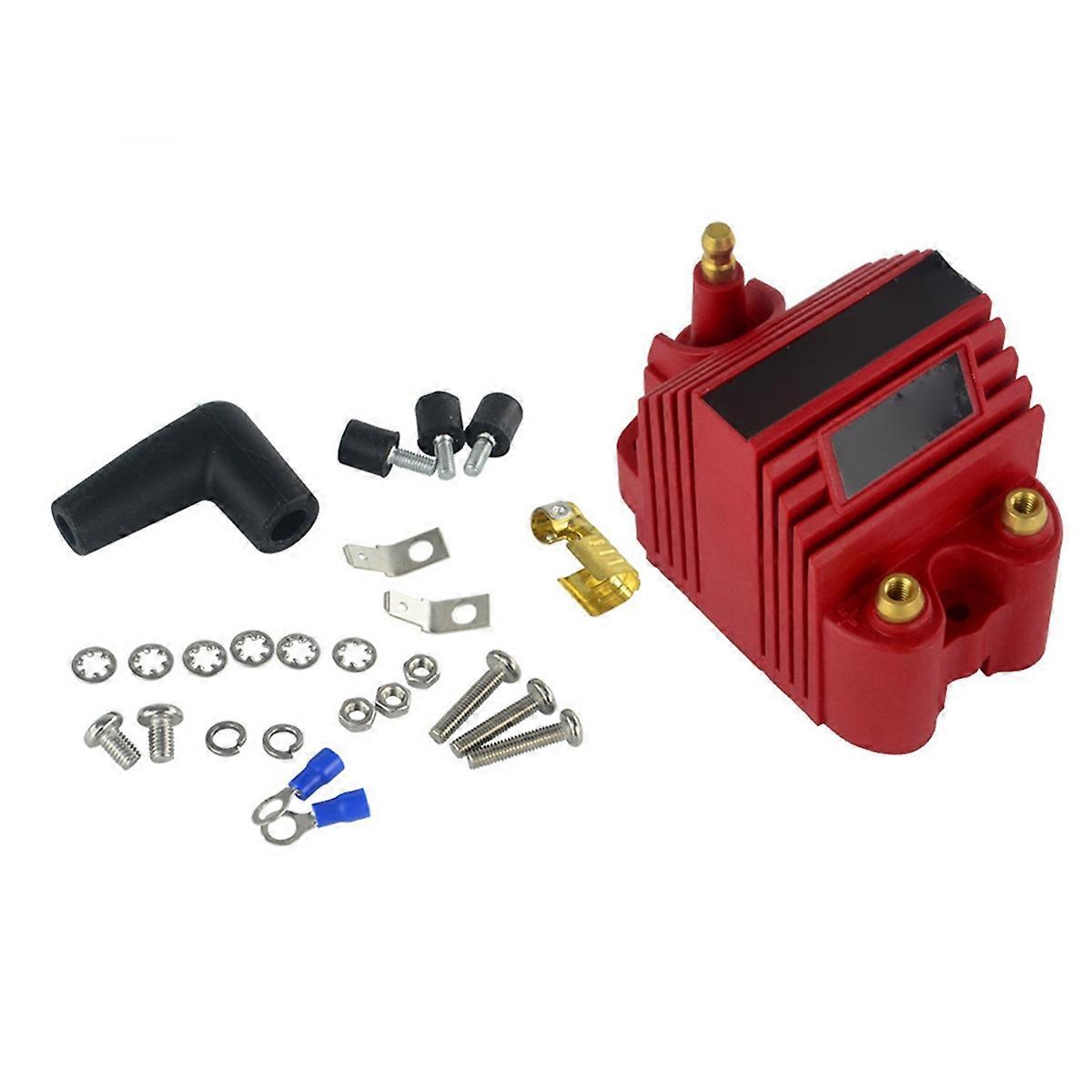 Universal Car E-Core 12V Ignition Coil Ignition Unit with Connector Accessories Electrical Coil