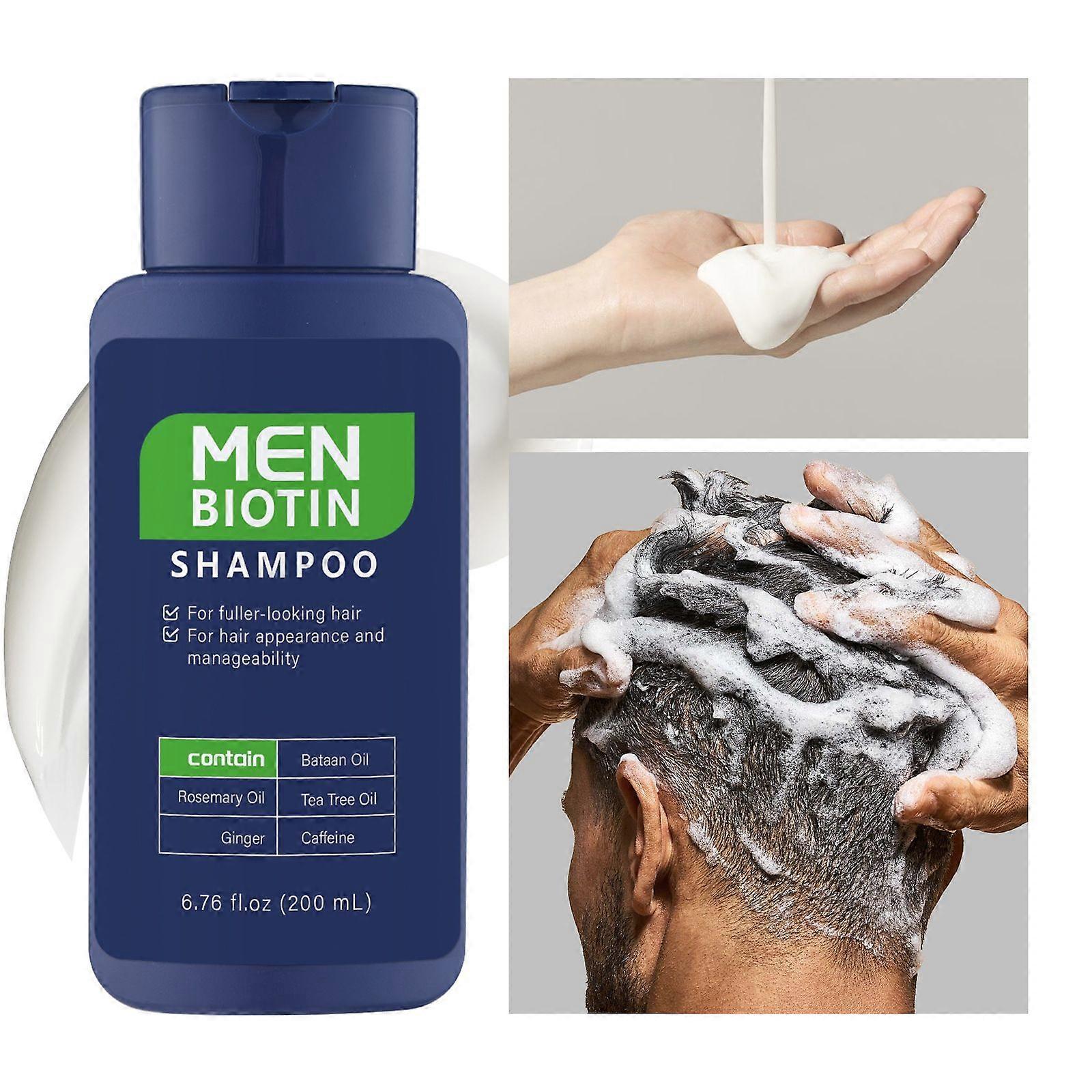 Hair Growth Shampoo for Men - Biotin Thickening Shampoo with Rosemary ...