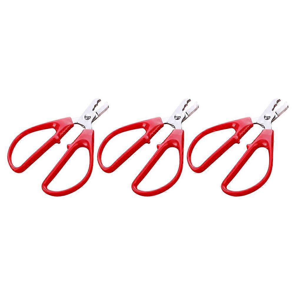 Melon Sunflower Seed Plier 3Pcs Compact Design Suitable For Travel Quick Nut Cracking Tool