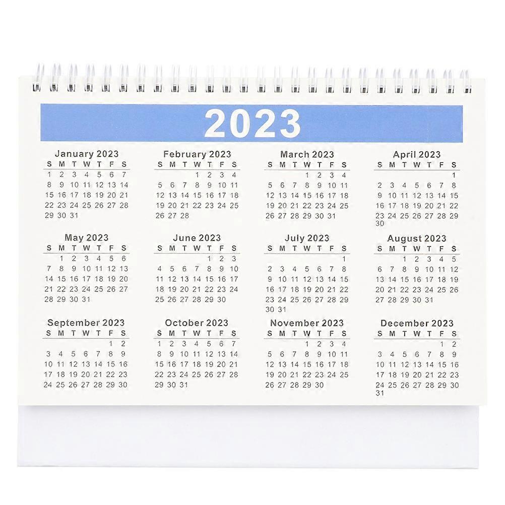 Creative 2023 Table Calendar for Office and Home 4Pcs Pack