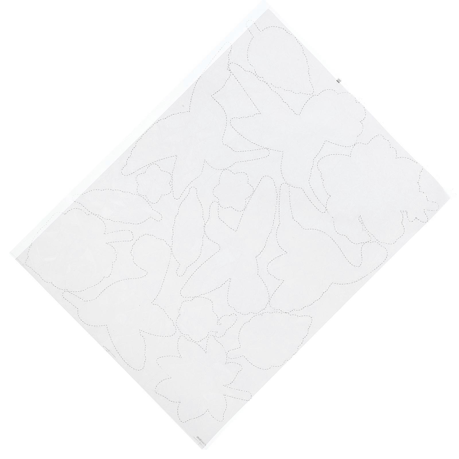 Static Bird Window Stickers Ideal For Bedroom And Bathroom 9.1X8.6Cm PVC Decorative 3 Sets