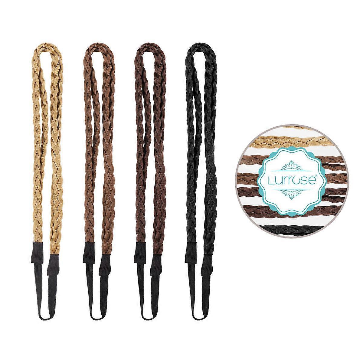 Lurrose 2Pcs Elastic Hair Ties For Daily Use And Gift Giving In Assorted Color With Comfort Style Adjustable Fit