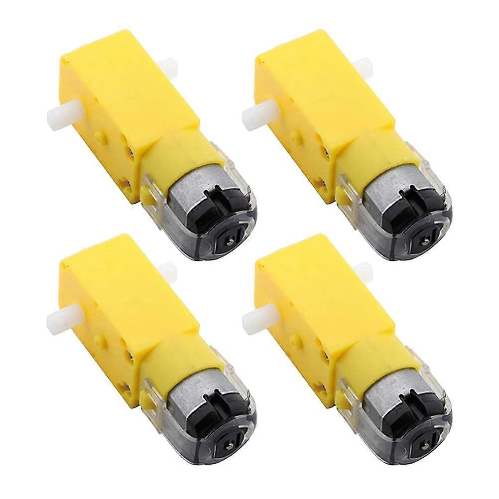 Robotics Application Gear Motor Dual Shaft For Car And Aircraft Toys 7.00X2.50X2.00CM Precision Movements 4Pcs