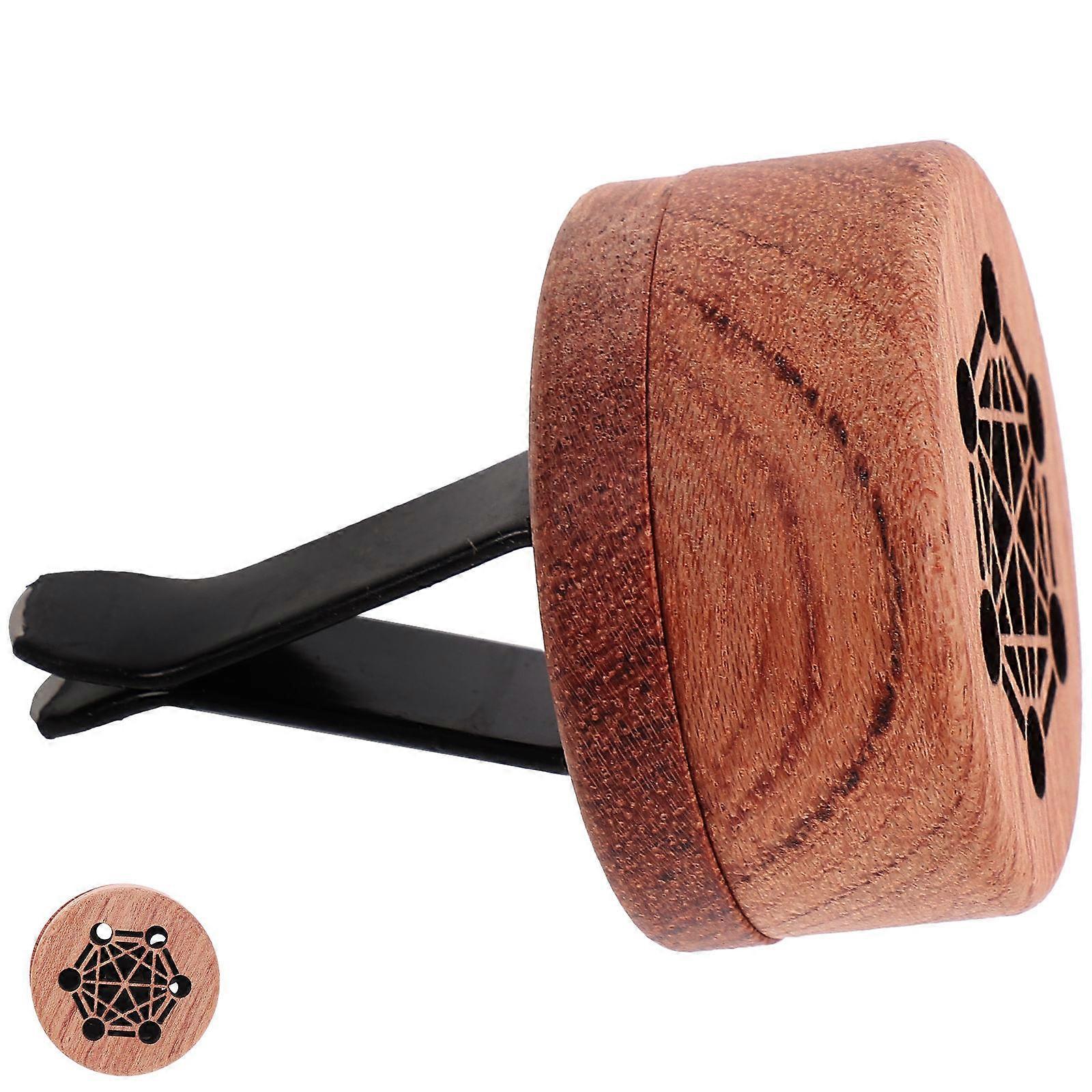 Aroma Diffuser Wooden Car Decor Essential Oil Diffuser 2Pcs Set