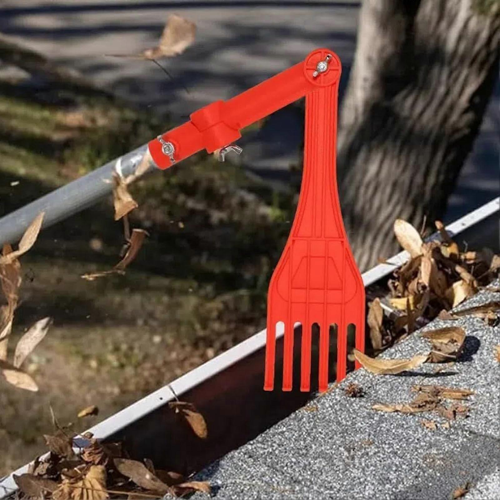 Multifunctional Gutter Cleaning Tool with Rotatable ABS Handle 7.5x39.4cm
