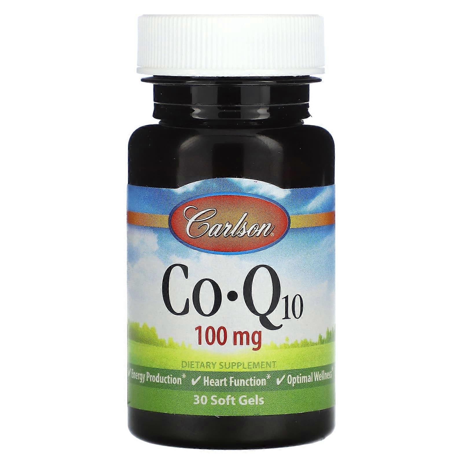 Co-Q10, 100 mg, 30 Soft Gels