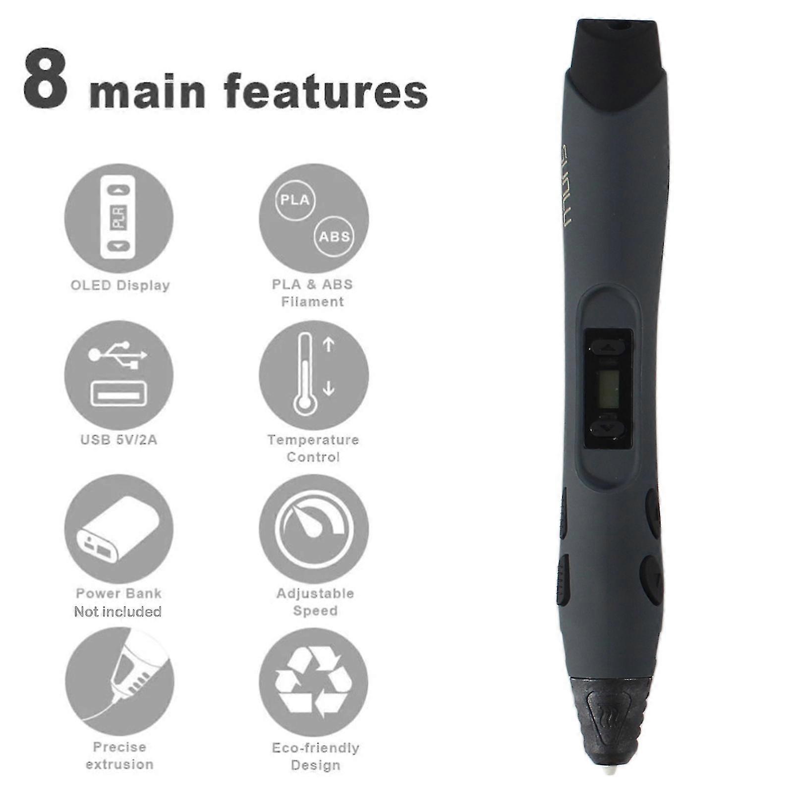 2025 3D Printer Pen Set PLA Filaments for Art Intelligent Crafting Doodler