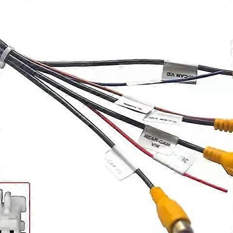 1 Piece DIY Accessories For Android Head Unit With Built-in 360 Panoramic Camera System 12Pin Cable Adapter