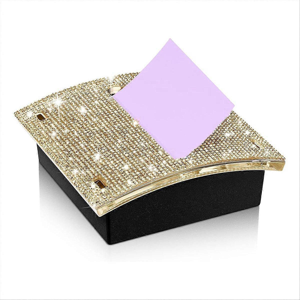 Rhinestone Self Stick Note Pad Holders 4 x 4 Inches Memo Note Holder