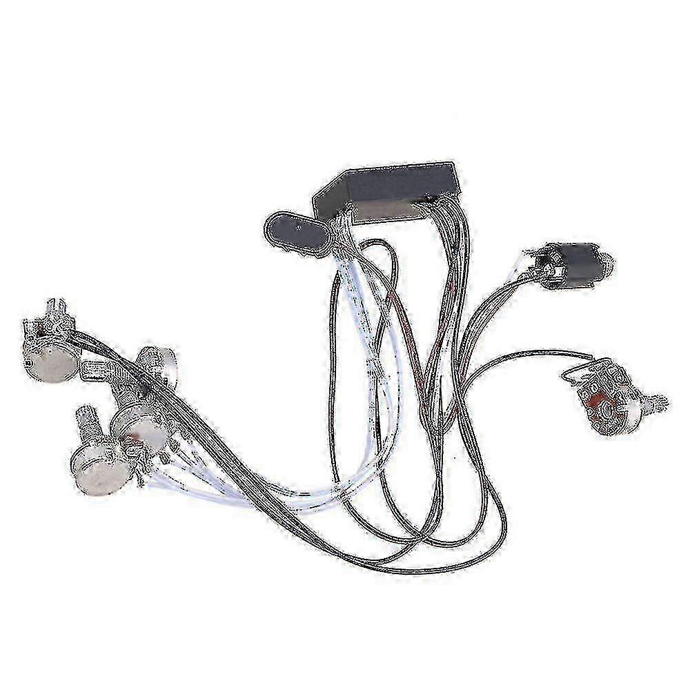 Guitar Bass Tone Control System with Preamp 3 Band Equalizer EQ Harness for Active Pickup