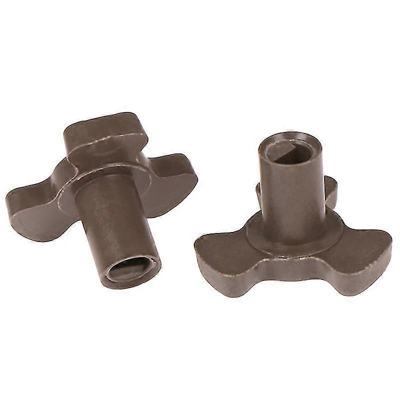 2pcs 17mm Microwave Oven Turntable Roller Guide Support Coupler Tray Shaft