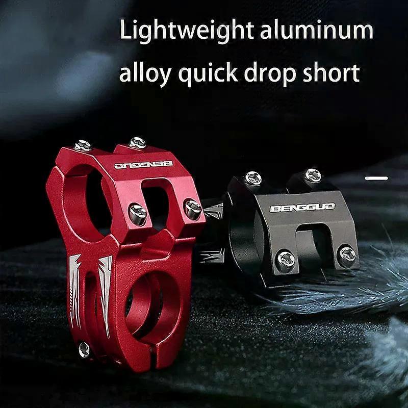 Bicycle Stand Up Aluminum Die Fast Drop Short Stand Up Front Fork Head Tube CNC Hollowed Out Stand Up Mountain Bike Handlebar