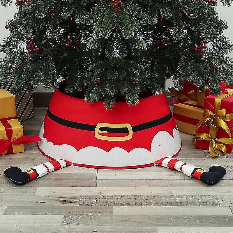 Festive tree collar for artificial Christmas tree decoration