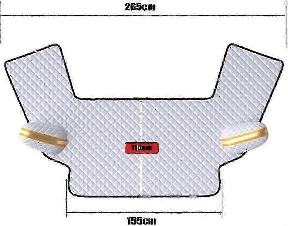 Κάλυμμα παρμπρίζ για Volvo XC60 2ης γενιάς SPA 2018-2025 Χειμερινά αξεσουάρ μπροστινής προστασίας
