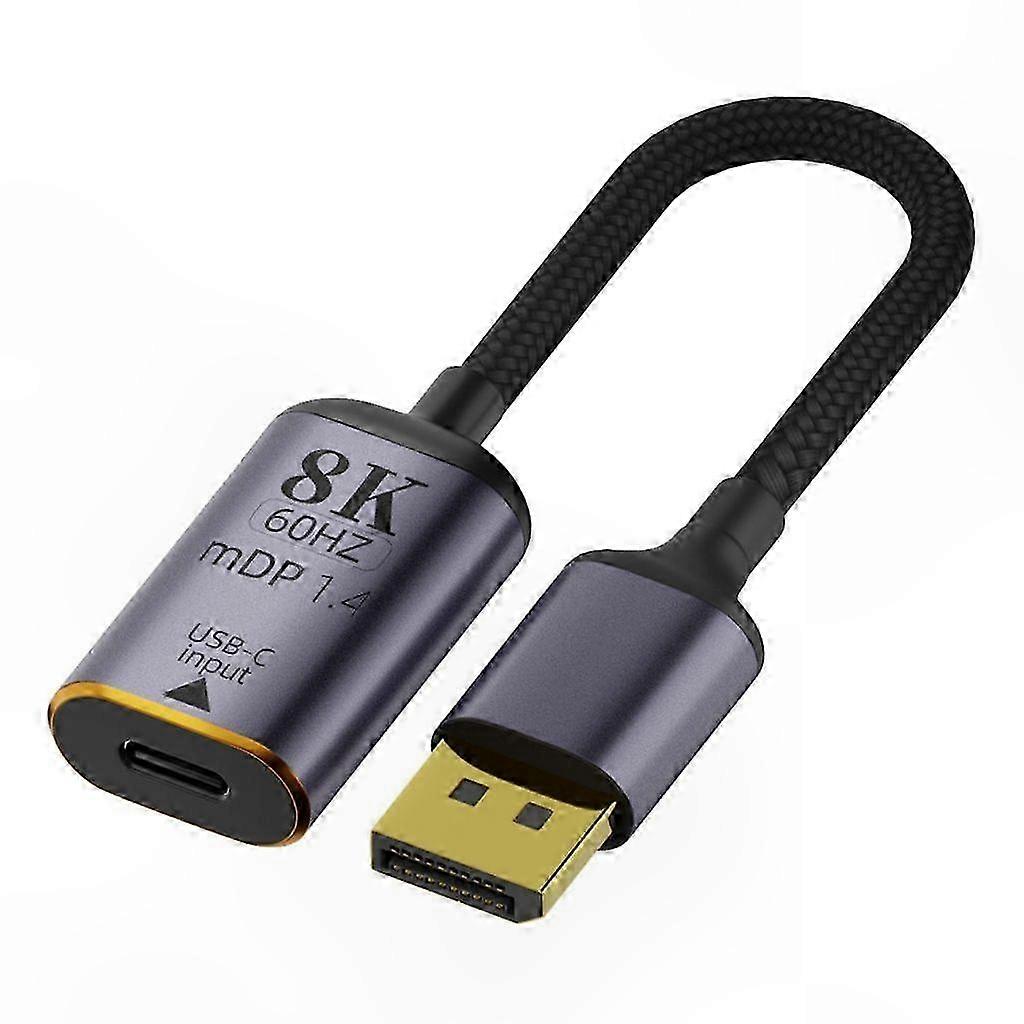 USB C to Mini DisplayPort Adapter, USB 3.1 Type C to mDP 1.4 Converter