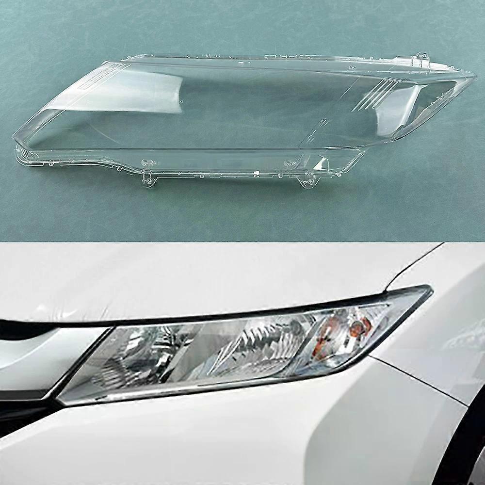 For Honda City 2015-2019 Headlight Cover Transparent Headlamp Shell Lamp Shade Lens Replace Original Lampshade Plexiglass