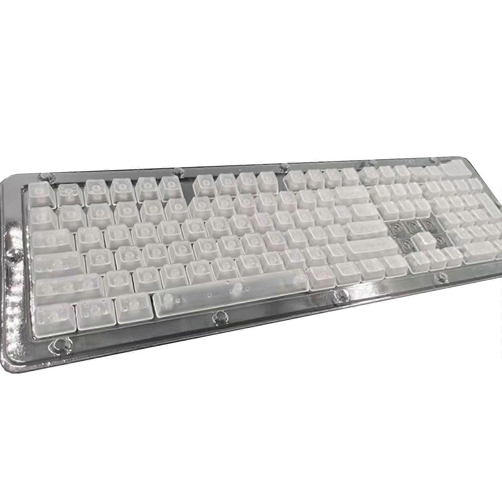 Matte Finish ABS Blank Keycaps Enhanceds Light Diffusions Design For Most Mechanical Keyboards Multicolor