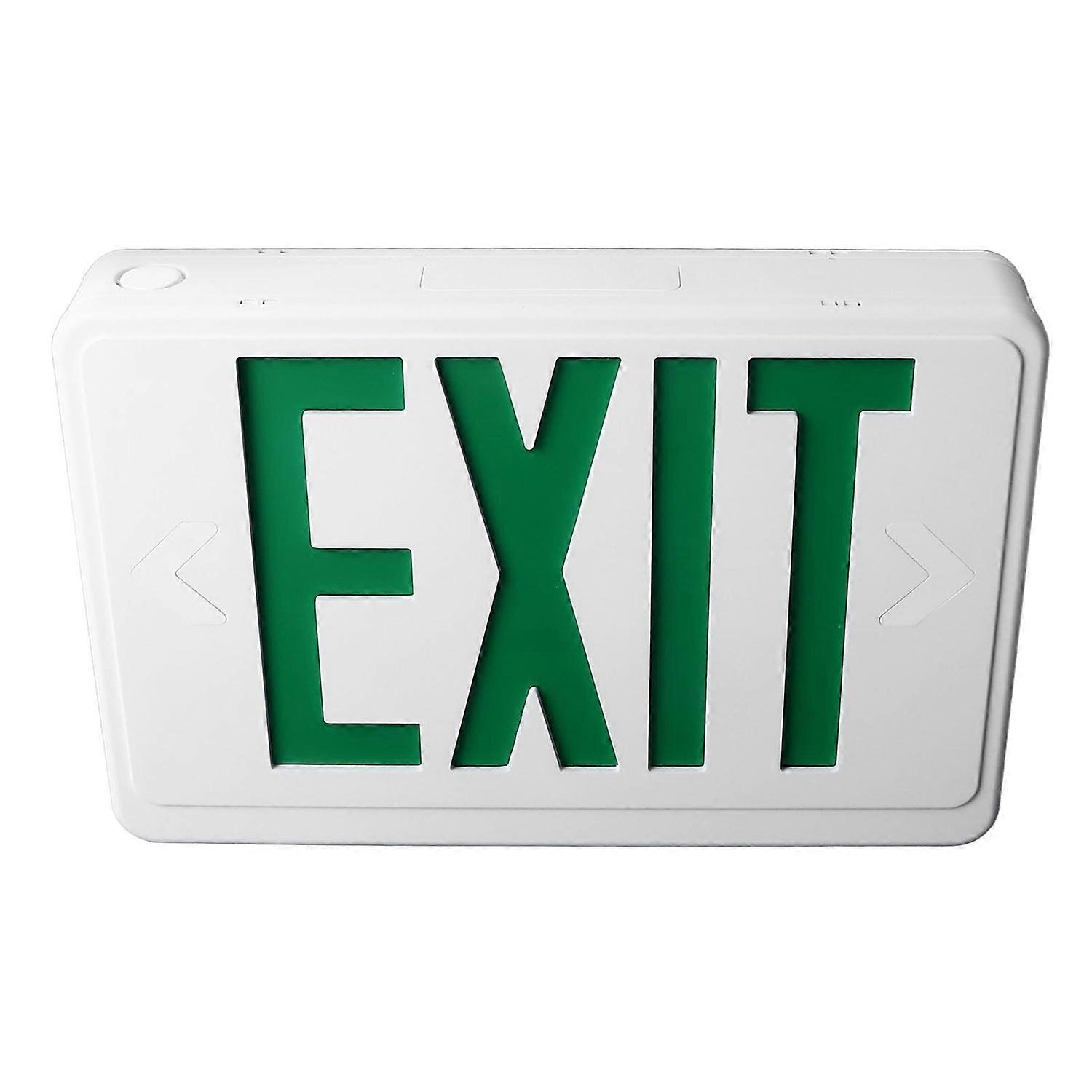EXIT Sign Emergency Exit LED Light Safety Evacuation Indicator Light AC 85‑265V for Wall Ceiling