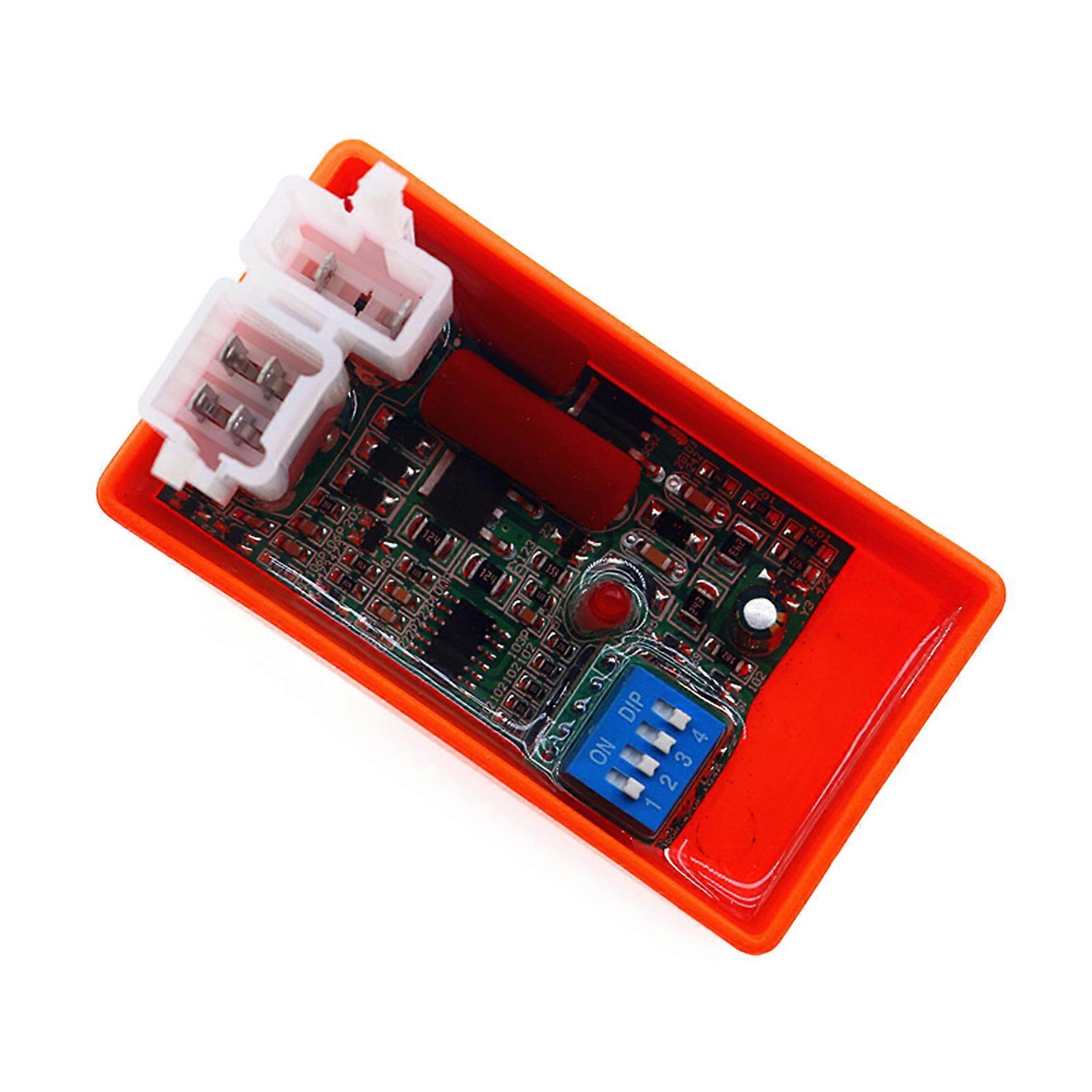 6 Pin Modifiable CONDITIONING CDI Box With DIP Change For 110CC To 300CC 4 Attack ATVs Dirt Bikes Motorcycles And Mopeds Multicolor
