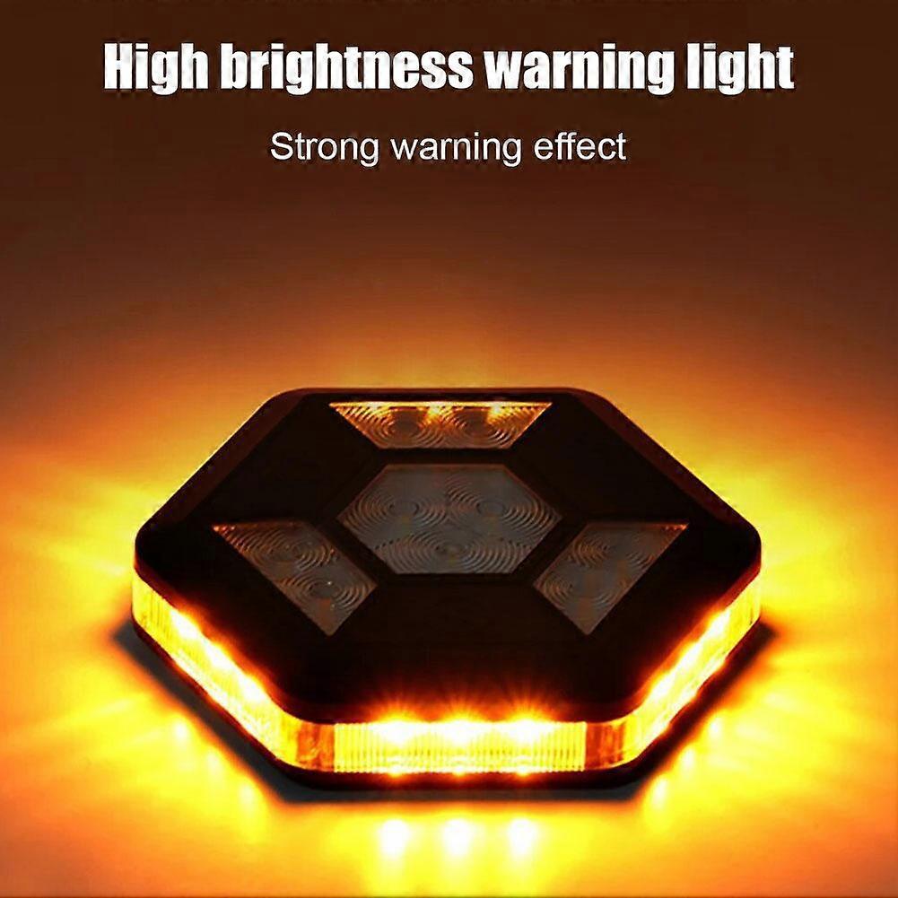 360 Degree Rotating LED Magnetic Warning Light Flashing Rechargeable
