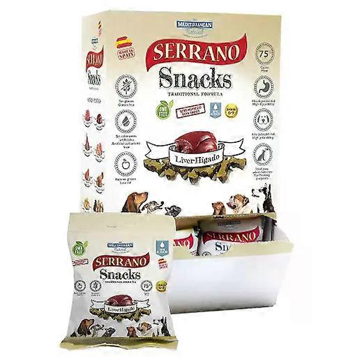 Mediterranean Natural Serrano Liver Snacks for Dogs